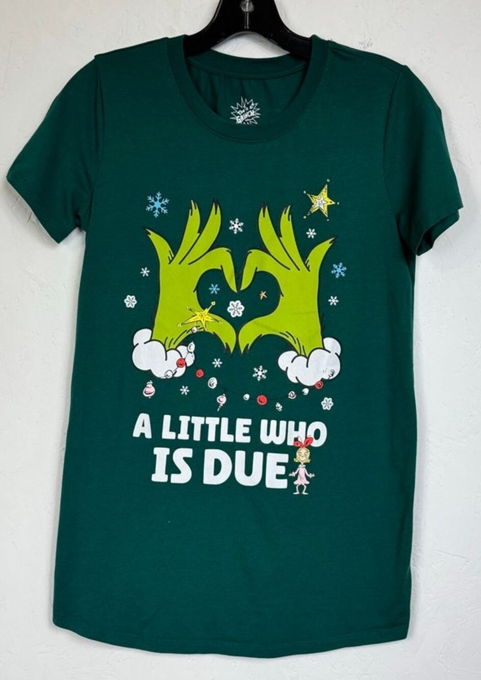 The Grinch Green Short Sleeve T-shirt Women's Medium